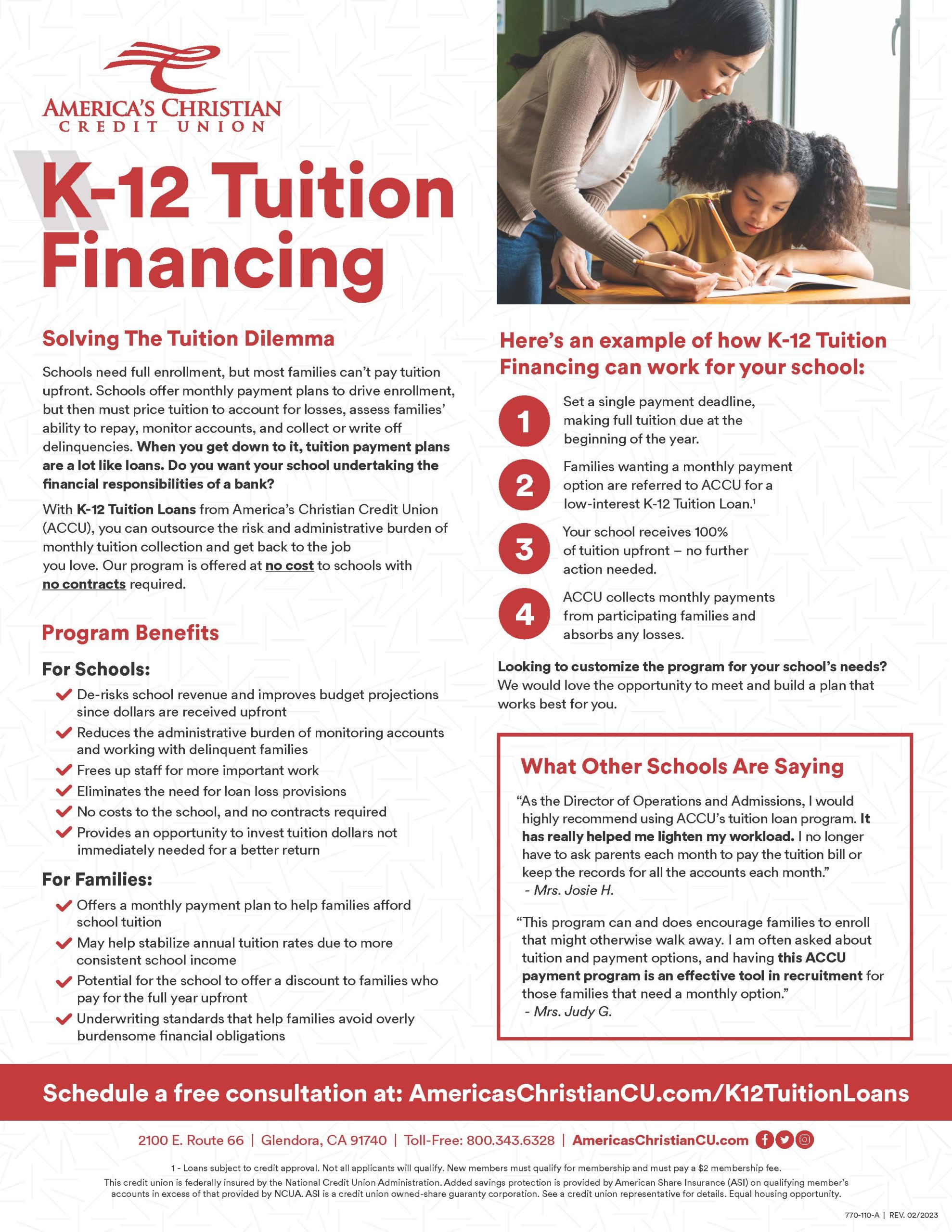 K-12 Tuition Financing